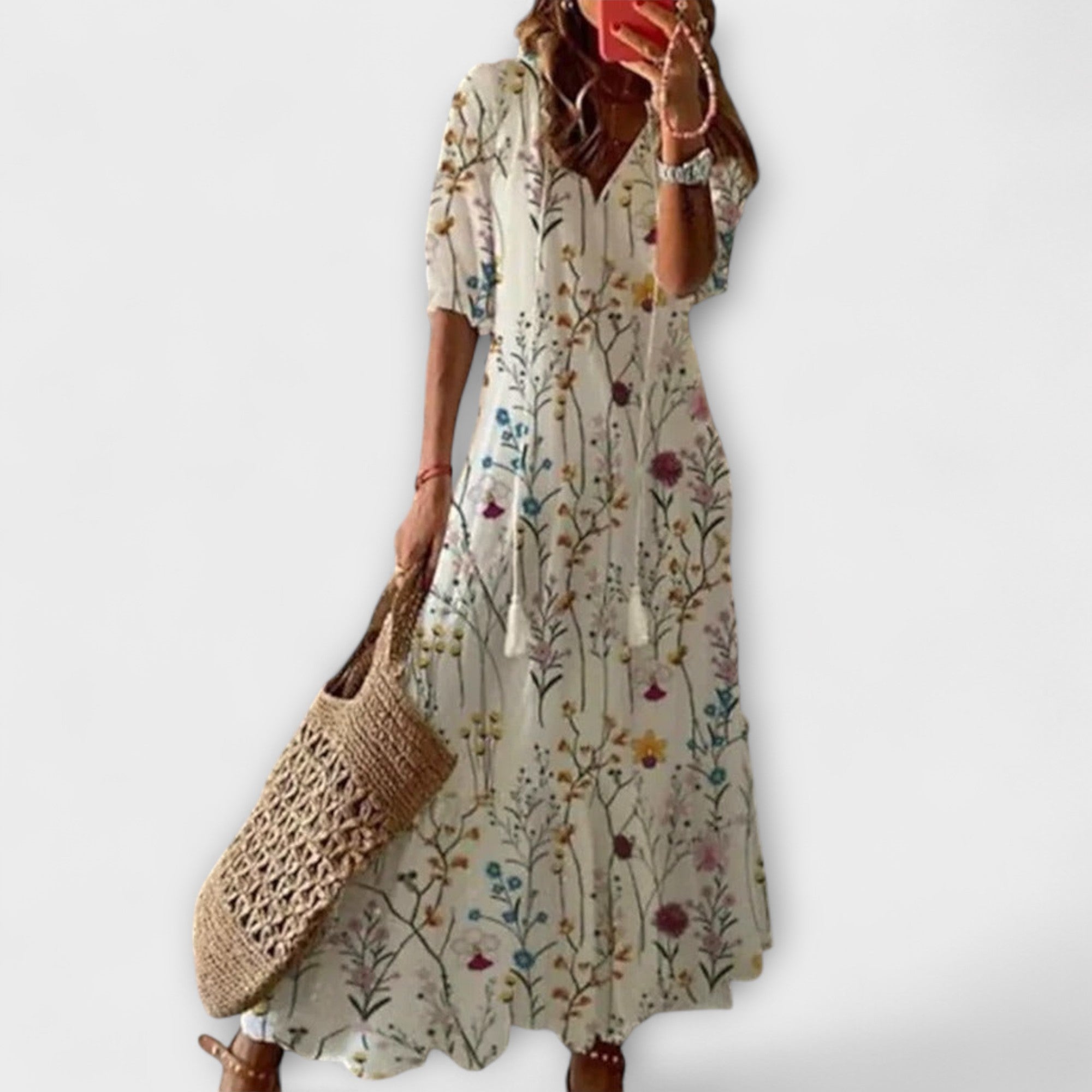 Anna – Women's boho summer dress with a relaxed silhouette