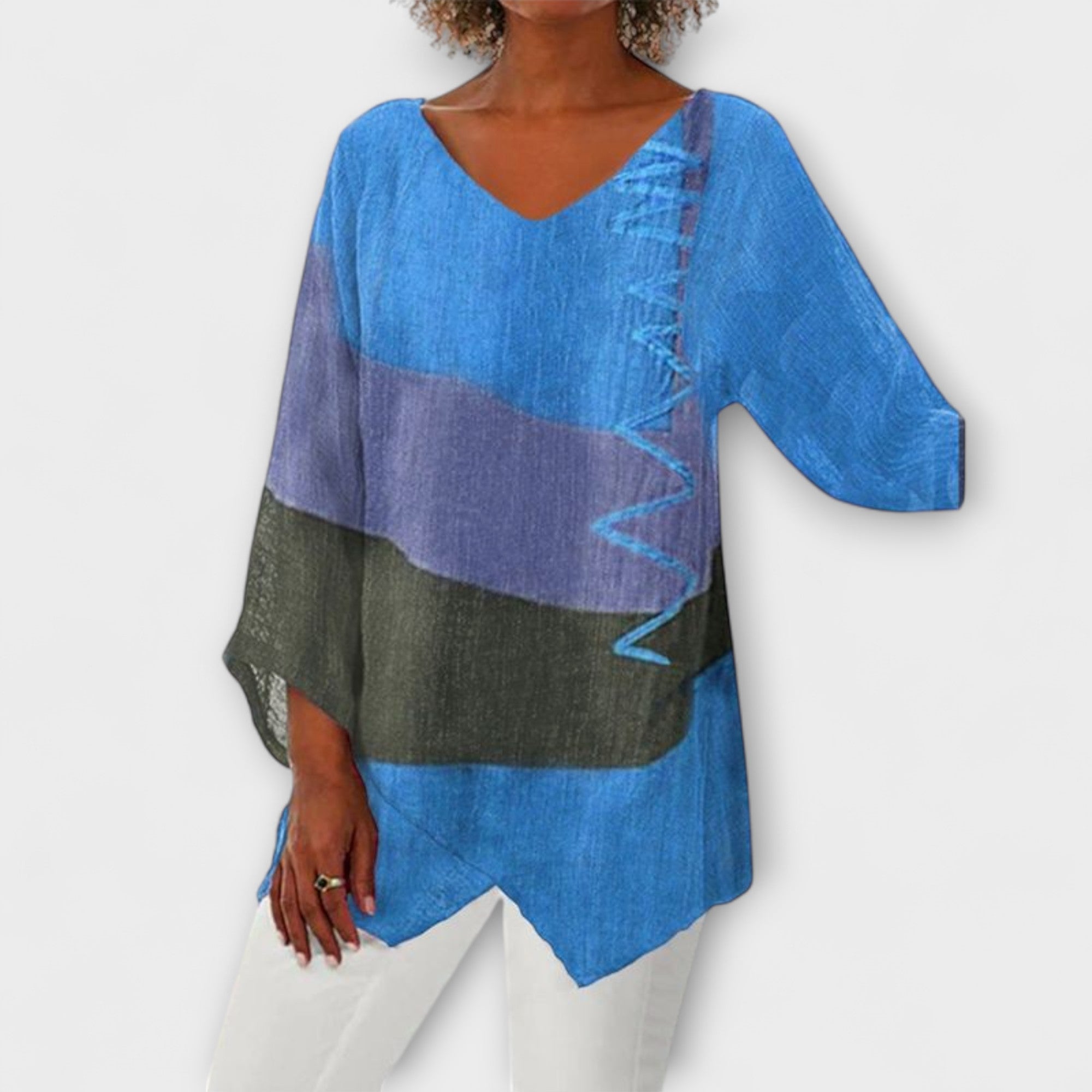 Eva – Creative V-Neck Tunic