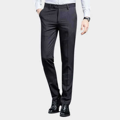 Premium Men's Suit Trousers Striped Verno