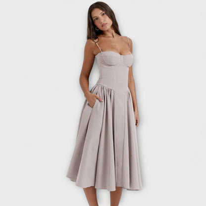 Rosalie - Sophisticated Sleeveless Lace Dress