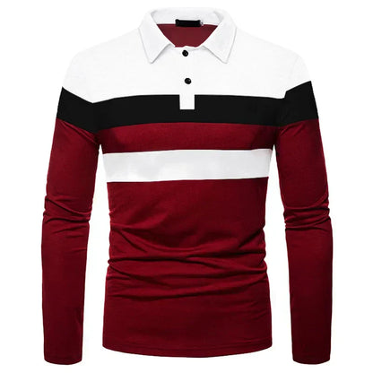 Men's Long Sleeve Polo Shirt Slingint Verno